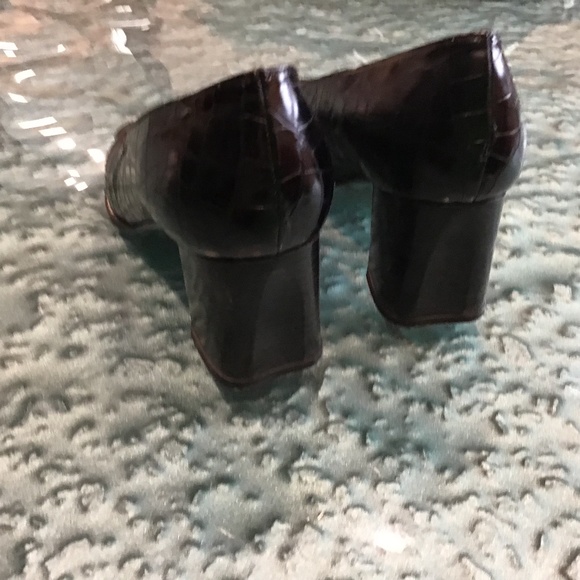 Stuart Weitzman black peep toe heels - Picture 3 of 5